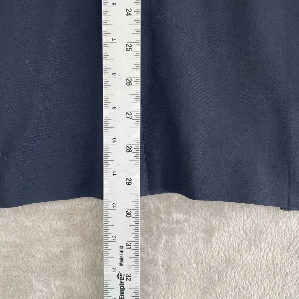 Banana‎ Republic Blazer Men 40R Navy F.LLI Cerruti Tailored Slim Fit Wool Blue